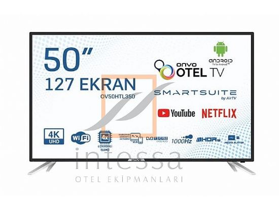 ONVO- 50 inch Interaktif Otel TV – 127 cm